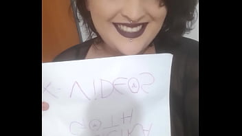 Vídeo De Verificação - Elektra Goth Bbw