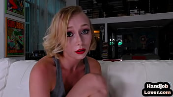 Hj Loving Pov Teen Jerks Oiled Cock And Talks Slutty
