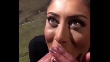 Caught Sucking Dick In The Middle Of The Street At Night - Marina Maya