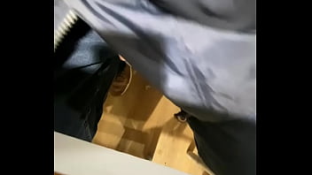 Crafty Wank And Cum In Cafe