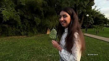 Risky Public Sex After College In A Bamboo Forest