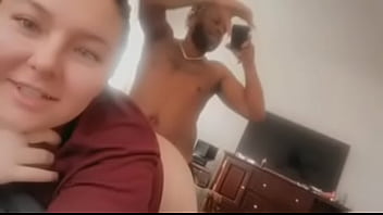 Recording _ Stuffing My Fat Black Cock In At The Same Time