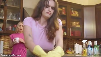 Milf Teach Teen How To Clean