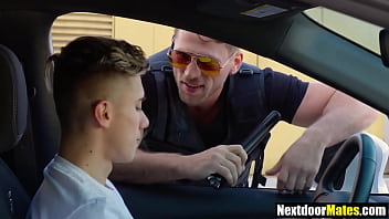 Gay Policeman Caught Him Jerking Off In Public _ Fucked Him
