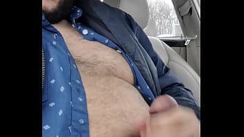Jacking Off My Black Cock In My Car Before I Have An Interview