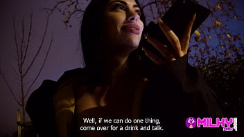 Horny Busty Woman Calls Her Ex-boyfriend While A Stranger Licks Her Pussy In The Park