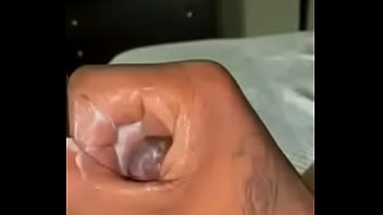 Jerking My Black Dick Homemade