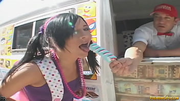 Hot Ashli Blowjob And Fucking Dick On Van