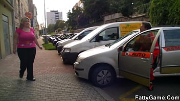 Busty Big Booty Blonde Fatty Pleases Stranger