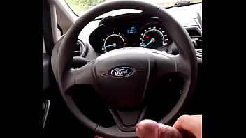 Encostei O Carro Só Pra Dar Uma Gozada Gostosa, O Pau Já Tava Latejando De Tesão