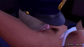 Lesbian Cops Have Sex In The Police Office - Sexual Hot Animations