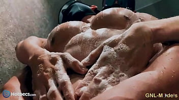 Rubbing Those Big Pecs In The Shower?! So Hot And Sensual!⭐️
