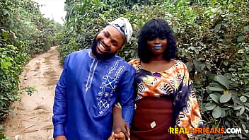 African Fuckboy Bodies Married Auntie Hardcore Doggystyle!