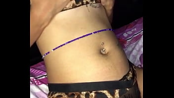 Petite Lightskin Babe Gives Her Perfect Tits A Sensual Massage