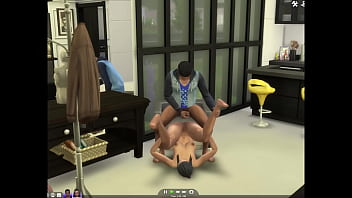 Sims 4 - Ebony Couple Has A Quick Hard Fuck