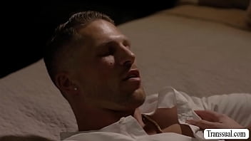 Hot Blonde Shemale Gracie Jane Gets Rimjob And Ass Fucked