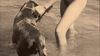 Vintage Taboo, Pussy _ Pooch - outdoor, doggystyle, hairy, retro, vintage, k9, hairy-pussy, equus - Video 1197996