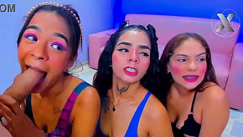 Three Horny Sluts Fuck With Their Classmate