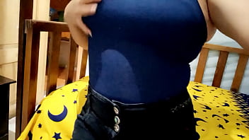 Busty Gets Excited Because She Knows It' Carnival And They_re Going To Fuck Her Tomorrow, That' Why She Touches Her Tits Very Sensually