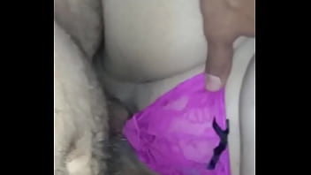 Old Luvmy69queen1 Video Getting Fucked In Pink Thong Pulled To The Side