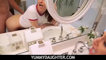 Teen Stepdaughter Brushing Teeth Fuck Pov - anal, sex, teen, hot, creampie, blowjob, busty, POV, horny, family, and, xxx, fucks, taboo, seducing - Video 994799