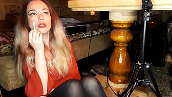 Wife Smokes A Cigarette