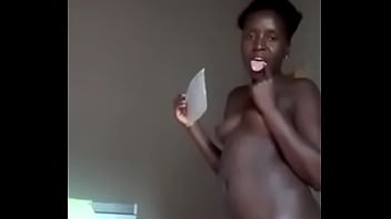 Horny Ebony Babe Home Alone