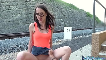 Petite Czech Teen Pov Fucked Outdoor For Money After Casting