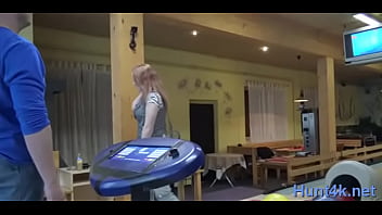 Nasty Maid Blowing Phallus Well