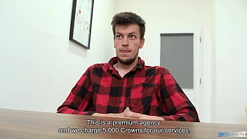 Sweet Looking Twink Sucks His Future Boss_ Dick On His First Day And Bends Over To Secure His Job - Bigstr