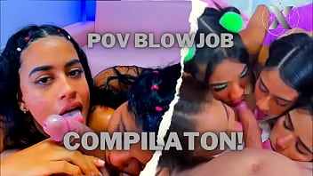 Amazing! Desperate Sluts Take Giant Cocks Into Their Little Mouths And Fuck All Their Throats