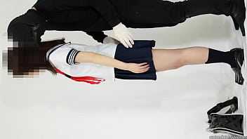 Man Touching Teen' Butt In Uniform