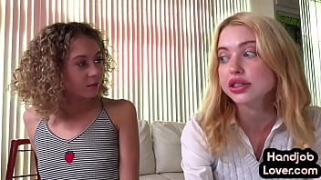 Tiny Teen Learning Dirty Talking Pov Hj By Her Bff In 3some