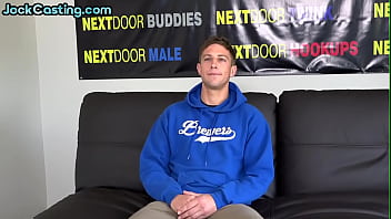 Hairy Handsome Stud Solo Wanks And Cums On The Casting