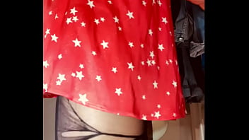 In Pantyhose Skirt Lingerie And Teen Trans Teen