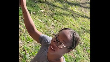 Outdoor Desperation Piss Play While Trying To Hold My Pee Like My Master Ordered He Passes All Over Me, Even When He Let' Me Pee