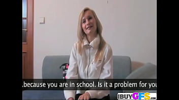 Teen Blonde Casting With Sexy Body And Fucking