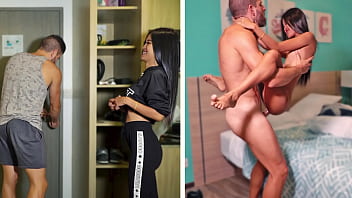 Skinny Asian Teen Gets Dominated By A Big Strong Guy