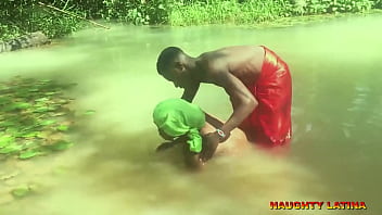 Ebony African Wife Fuck Her Pastor During Water Baptism = Full Video On Xvideo Red