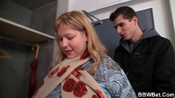 Huge Tits Blonde Plumper Pounded From Behind