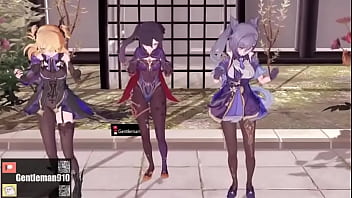 Kks／mmd Bakunyuu Ondo Fishle Mona Tokiharu Genshin