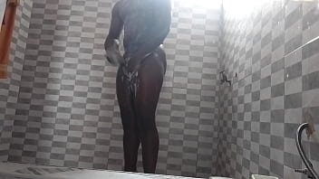 Jaheve Having A Shower