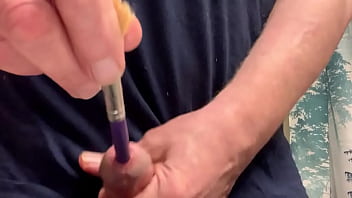 Stretching Hole Hard While Getting Ready To Cum