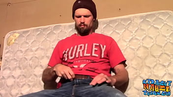 Naughty Straight Thug Nolan Jerks His Big Dick And Cums Solo
