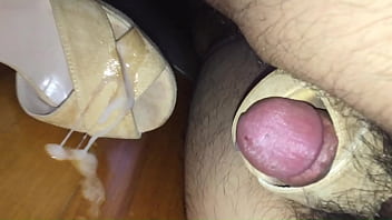 Wanking And Cumming On High Heel Sandals