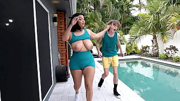 He Got Caught Spying On His Milf Neighbor