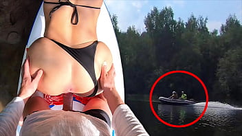 We Were Noticed - Real Risky Outdoor Реr Fuck By The River Bank - Alisa Lovely