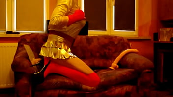 Cd Trish Rides A Dildo.