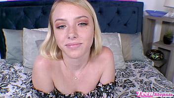 Draining My Balls All Over This Cute Blonde Slut' Face - Dixie Lynn Johnny Love