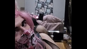 Jenny Crossdresser Destroys Her Pussy With Glass Dildo